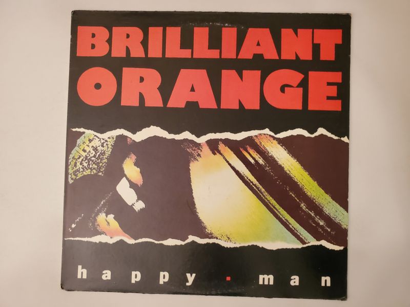 Brilliant Orange Happy Man vinyl record